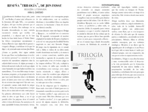 Reseña Trilogía Dosis Kafkiana
