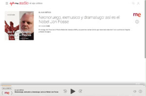 Rtve Jon Fosse