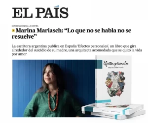 Marina Mariasch: “Lo que no se habla no se resuelve”