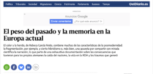 El peso del pasado y la memoria en la Europa actual